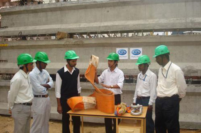 Group Of  IIISM Students Engaged In Industrial Training At Punjlloyd