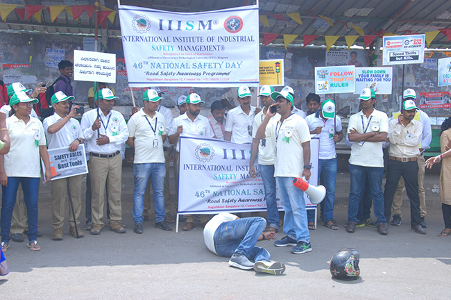 road safety awareness skit performed by iiism students 16