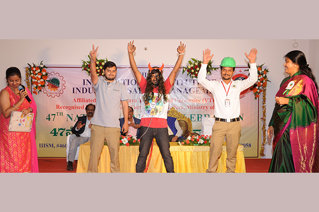 47th national safety day celebration at iiism campus
