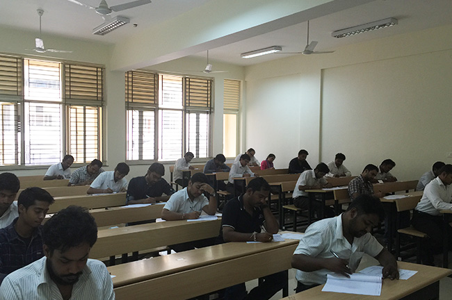 2015-16 BATCH 2ND SEMESTER IIISM STUDENTS ATTENDED THE EXAMINATION HELD AT VTU CAMPUS , MUDDENAHALLI